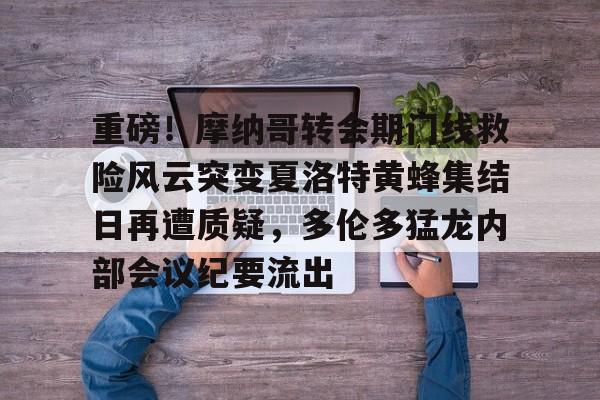 星空体育官网下载入口-重磅！摩纳哥转会期门线救险风云突变夏洛特黄蜂集结日再遭质疑，多伦多猛龙内部会议纪要流出的简单介绍